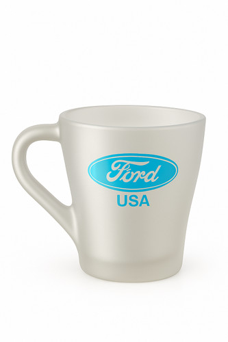 لیوان تبلیغاتی شیشه ای مات یخی کد 112