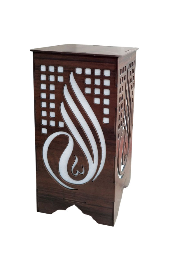 آباژور چوبی مدل الله