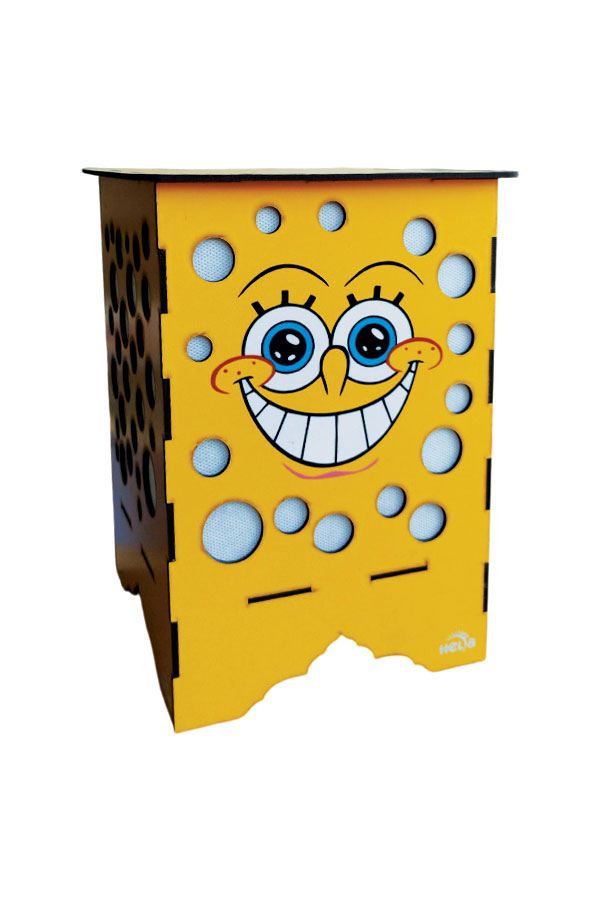 آباژور چوبی مدل باب اسفنجی 02