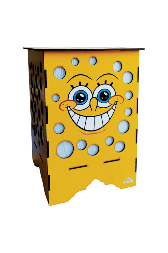 آباژور چوبی مدل باب اسفنجی 02