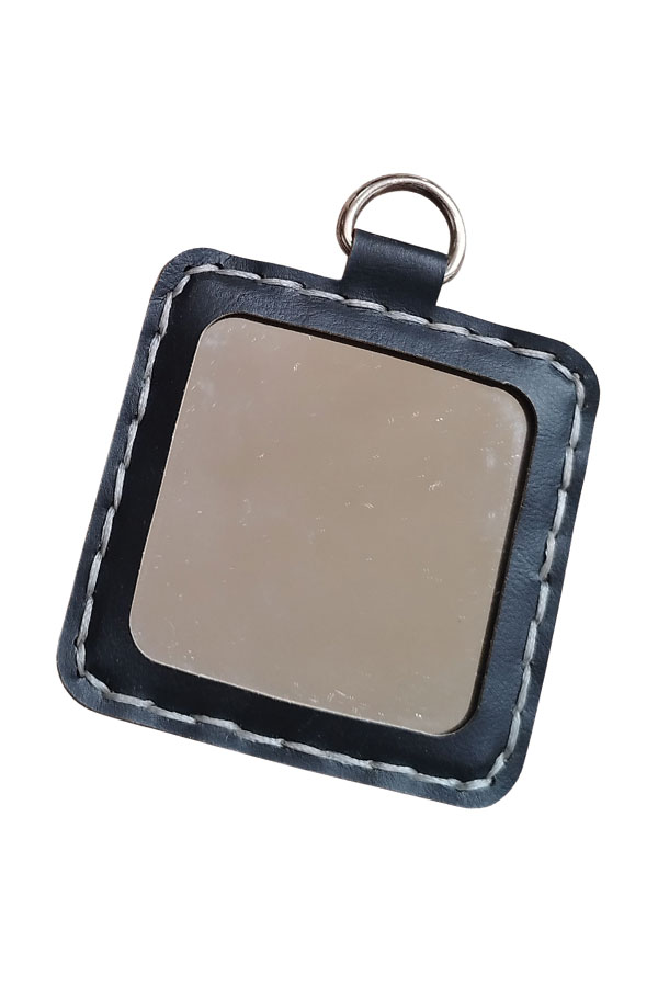 آینه تبلیغاتی چرمی دست دوز هلیا