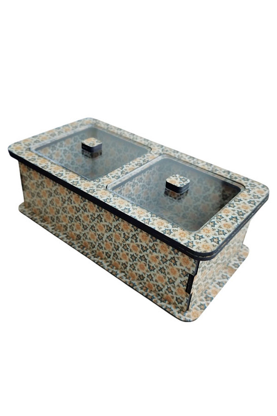 جعبه پذیرایی تبلیغاتی دوخانه هلیا گیفت مدل فراز