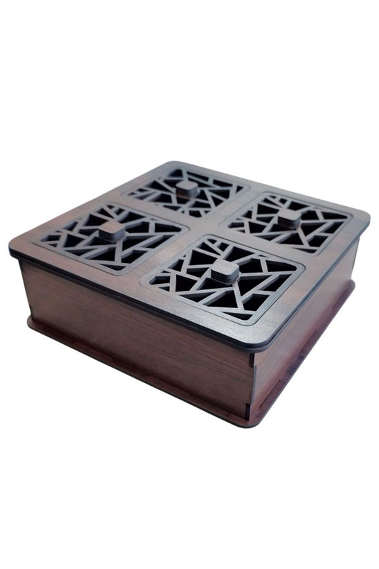 جعبه پذیرایی تبلیغاتی 4خانه هلیا گیفت مدل شهراد