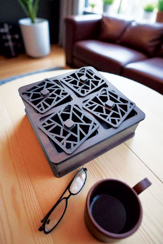 جعبه پذیرایی تبلیغاتی 4خانه هلیا گیفت مدل شهراد