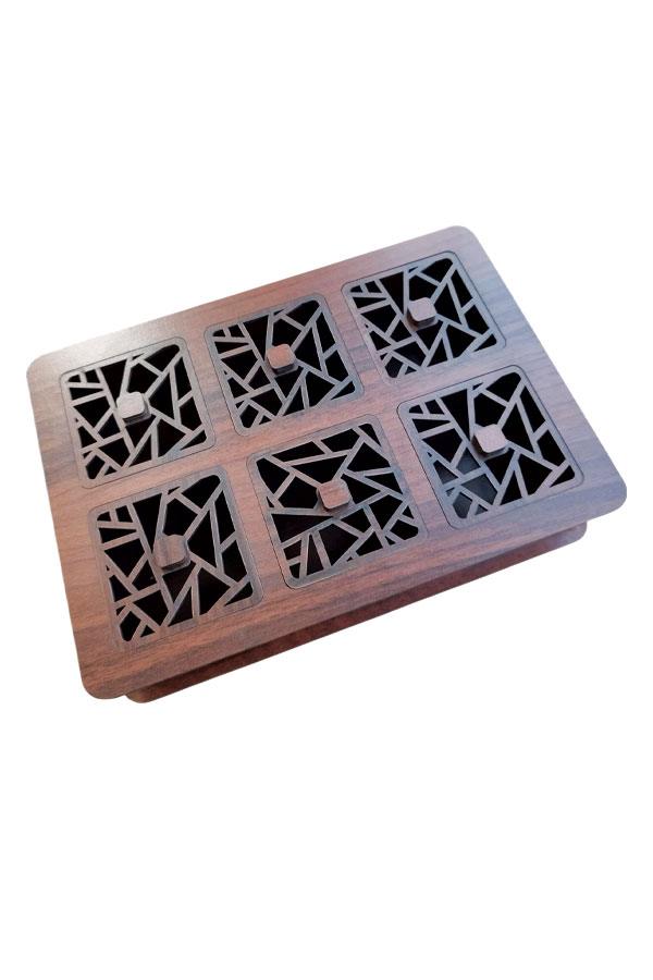 جعبه پذیرایی تبلیغاتی شش خانه هلیاگیفت مدل اشکان