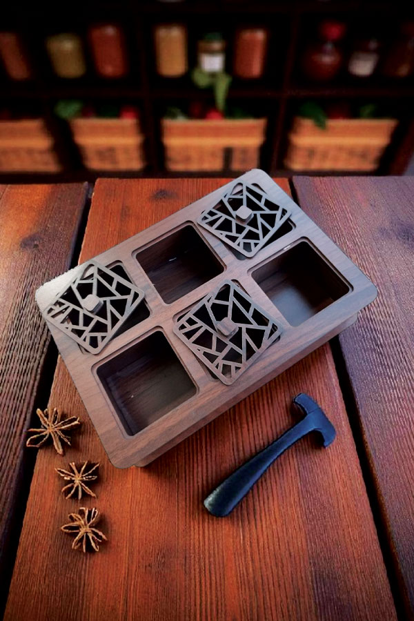 جعبه پذیرایی تبلیغاتی شش خانه هلیاگیفت مدل اشکان