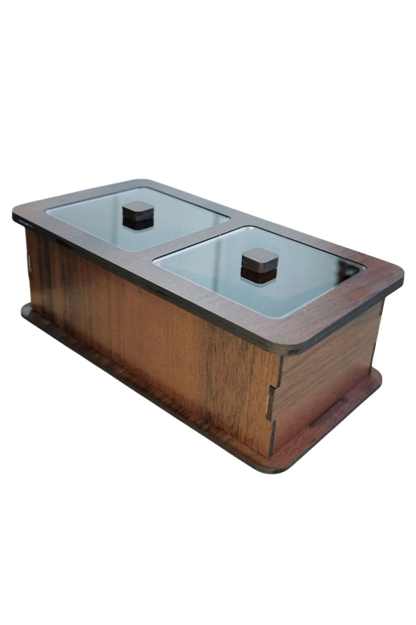 جعبه پذیرایی دوخانه هلیاگیفت مدل پوریا