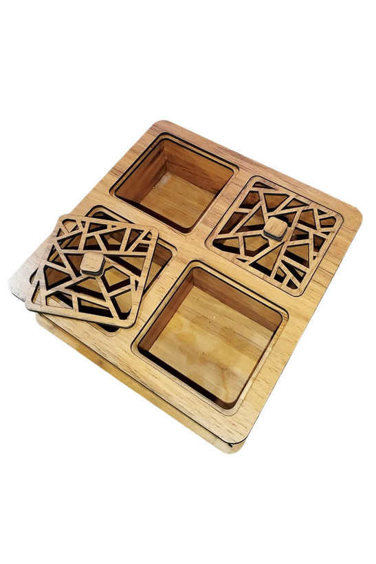 جعبه پذیرایی تبلیغاتی 4خانه هلیا گیفت مدل رامان