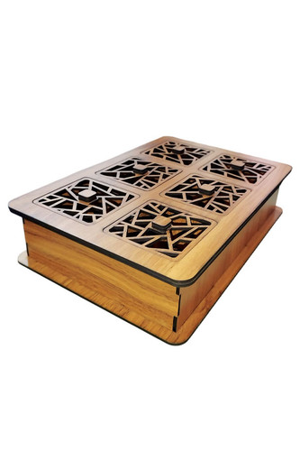 جعبه پذیرایی تبلیغاتی شش خانه هلیاگیفت مدل نوژان