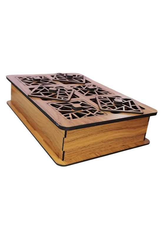 جعبه پذیرایی تبلیغاتی شش خانه هلیاگیفت مدل نوژان