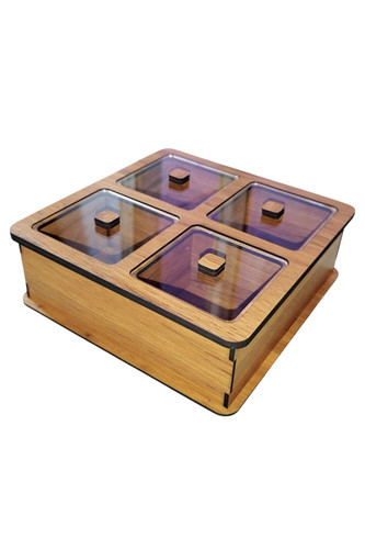 جعبه پذیرایی تبلیغاتی 4خانه هلیاگیفت مدل آکام