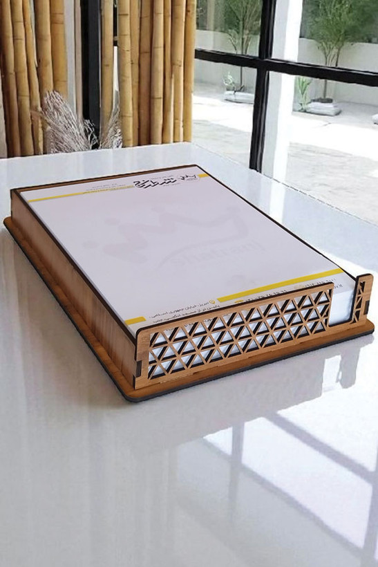 جاسربرگی چوبی هلیاگیفت مدل زهیر