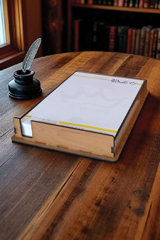 جاسربرگی چوبی هلیاگیفت مدل سایه