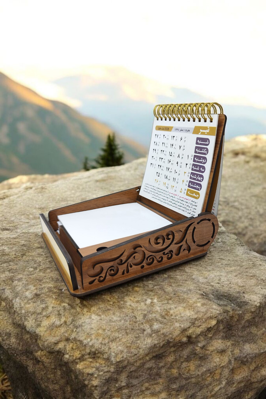 تقویم رومیزی 1405 هلیاگیفت مدل پارسا